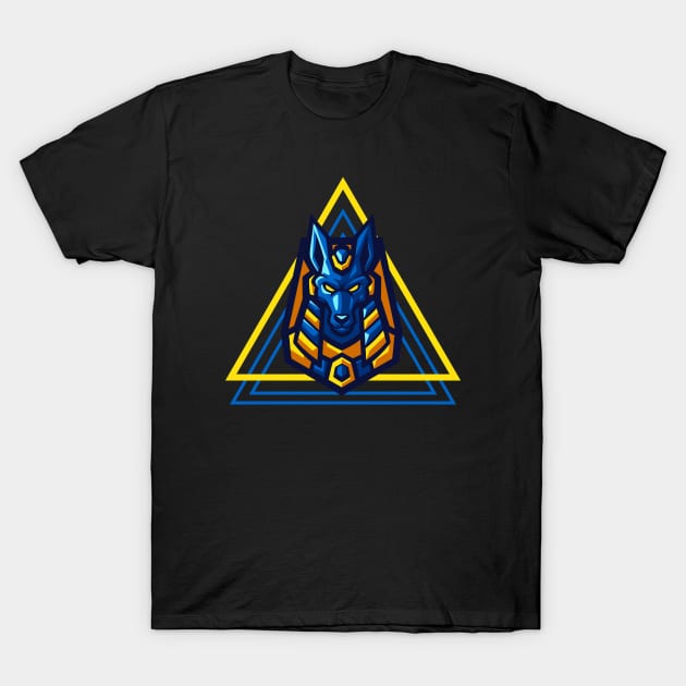 Anubis Egyptian God eSports Style T-Shirt by Outfit Clothing